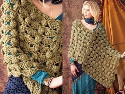 #40 Bulky Poncho, Vogue Knitting Crochet 2012