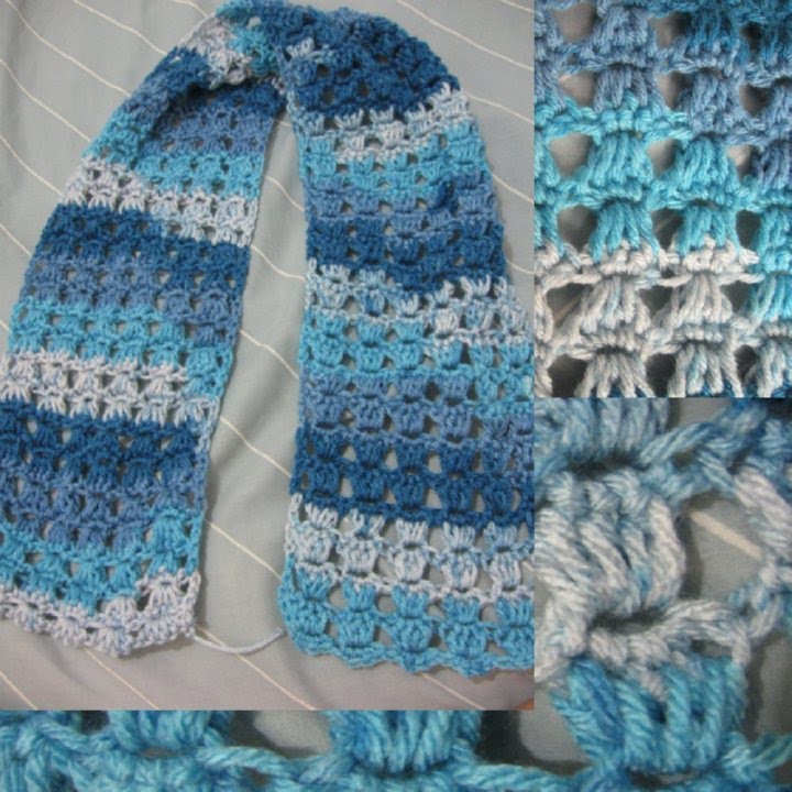 Angel Stitch Crochet Scarf Tutorial