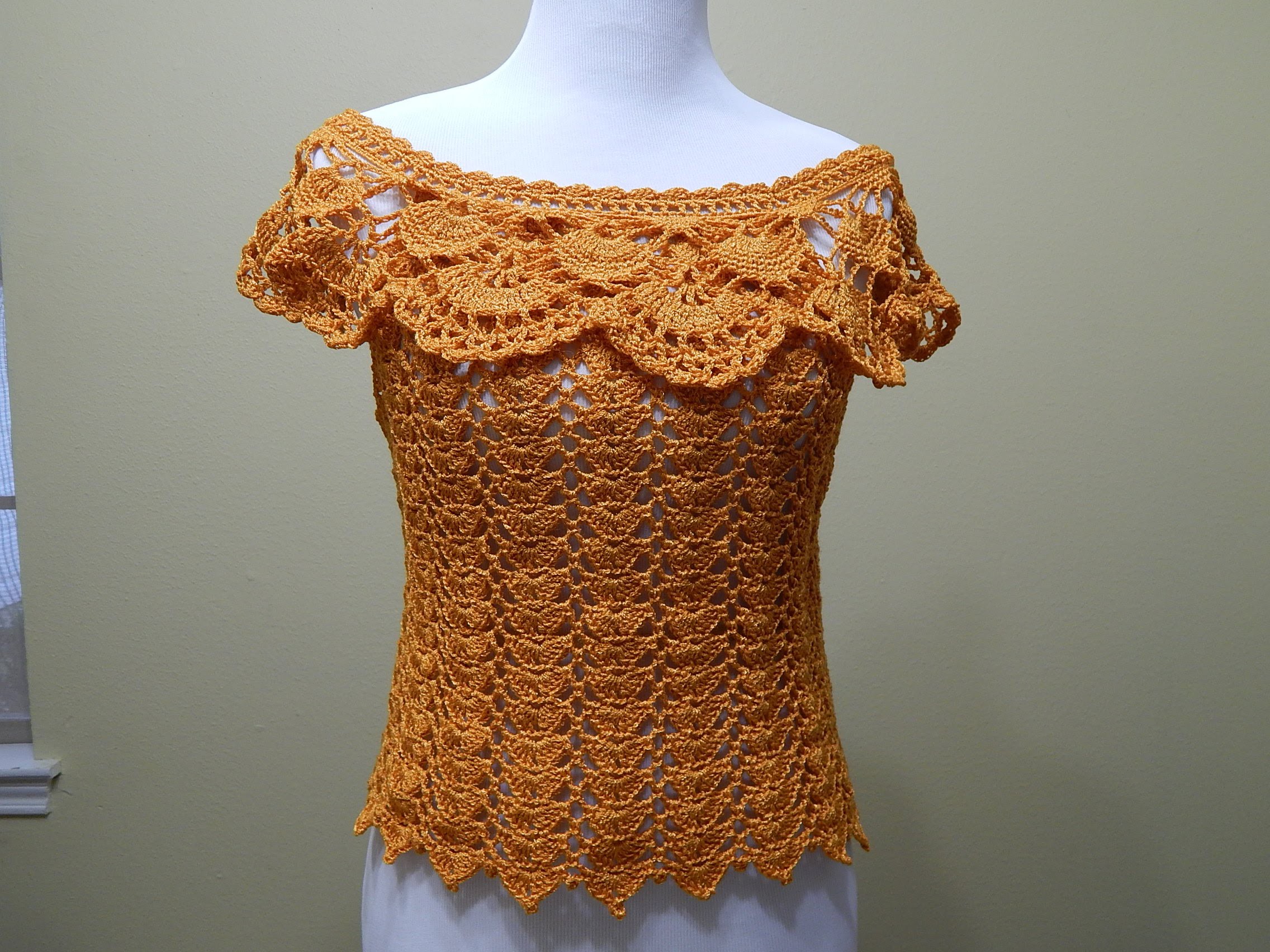 Blusa Tejida para Verano Crochet parte 1 de 2