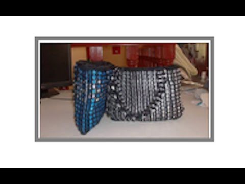 Bolsas Tejidas Arillos Lata Ganchillo, Crochet Purse Rings Recycled