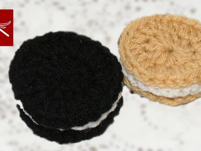 Chocolate or Vanilla Crochet Oreo Cookie Crochet Geek