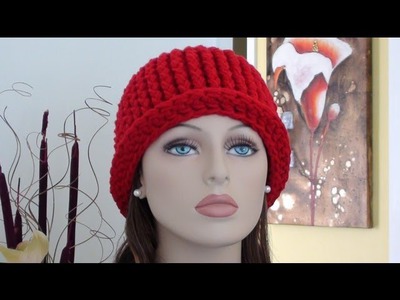 CHY Ribbed Crochet Hat - How to Crochet Ribbed Crochet Hat