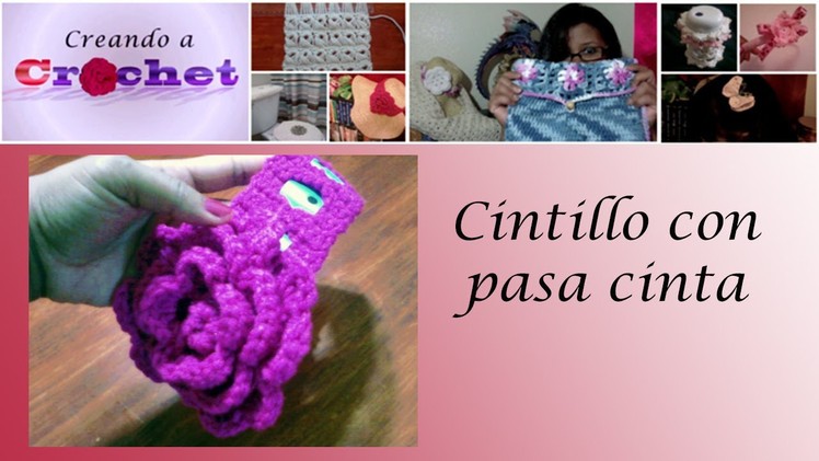 Cintillo con pasa cinta - Tutorial de tejido crochet