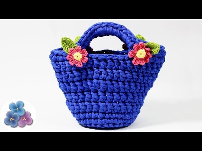 Como hacer Bolsos de Trapillo paso a paso Crochet XXL Ganchillo Totora DIY Trapillo Pintura Facil