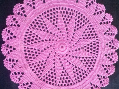 Como Hacer Un Tapete O Carpeta a Crochet en Español (1 parte)