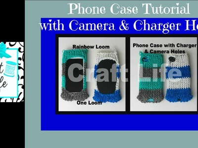 Craft Life Rainbow Loom Phone Case with Camera & Charger Holes ~ Fits iPhone iPod