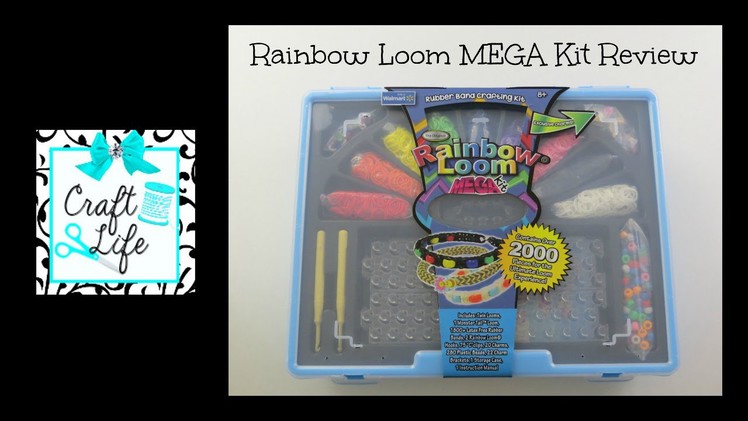Craft Life Rainbow Loom Walmart Loominator MEGA Kit Review & Easy Bead & Charm Bracelet Tutorial