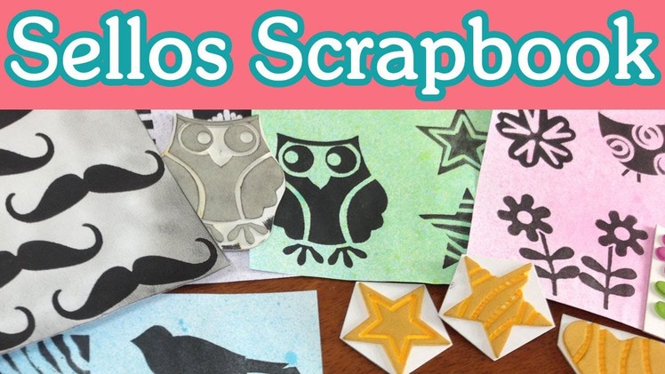 Crea tus Sellos. Tutorial Scrapbook - Homemade Stamps DIY