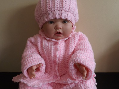 Crochet Abrigo  o Suéter Para Bebe' .