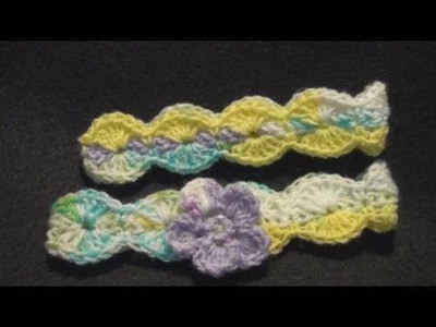 Crochet Baby Headband with Flower Crochet Geek