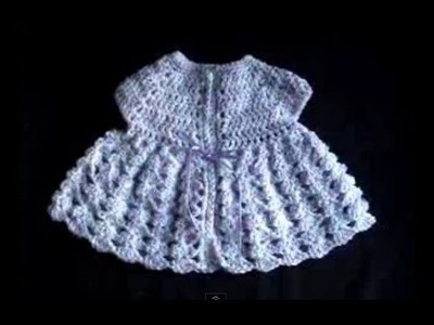 Crochet Baby Imagination Sweater Shell Stitch Part 1of 4