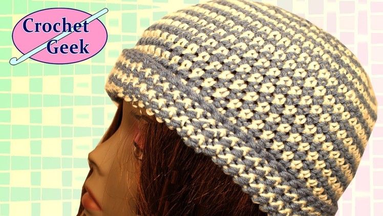 Crochet Beanie Hat - Crochet Geek November 8 Video
