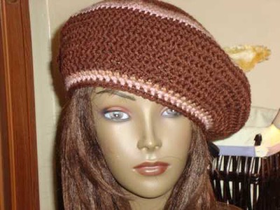 Crochet Beret Tutorial #5 Finishing Your Hat
