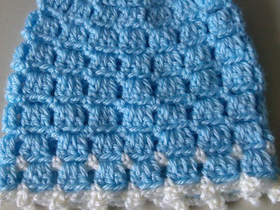Crochet Easy and unique stitch hat tutorial