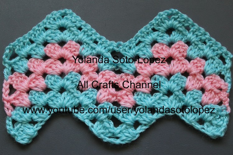#Crochet Granny Ripple Pattern
