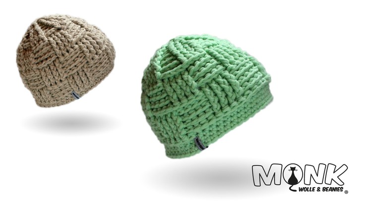 Crochet hat - Basketweave Beanie (english)