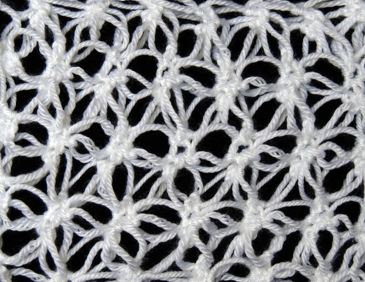 Crochet : Punto Salomon. Variacion #3