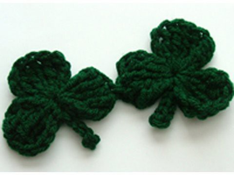 Crochet Shamrock C - Clover Crochet Geek
