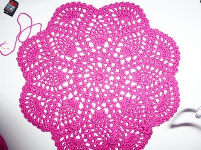 Crochet with eliZZZa * Pineapple Doily * Video #01