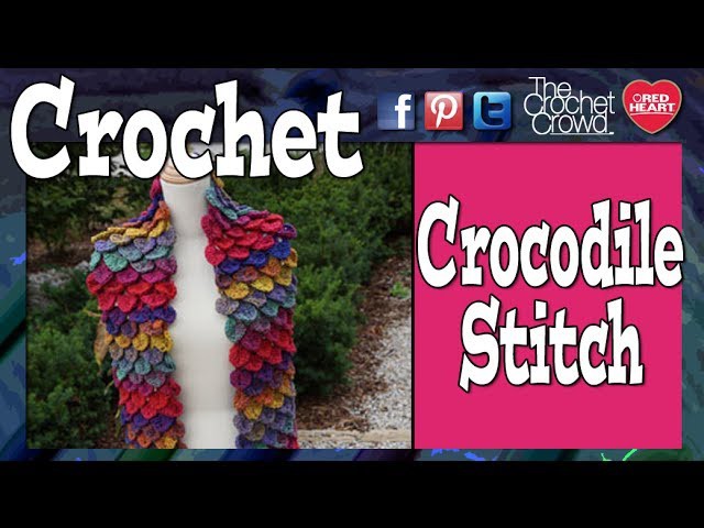 Crocodile Stitch - How To Crochet