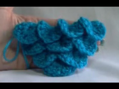 Crocodile Stitch Shawl Crochet Tutorial - How to start