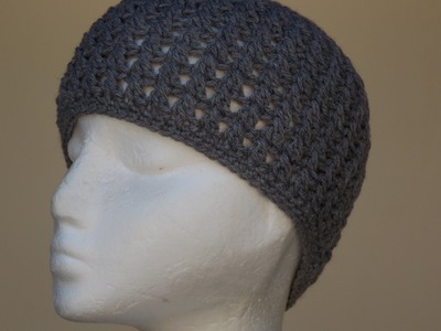 Cross Stitch Hat Crochet Tutorial