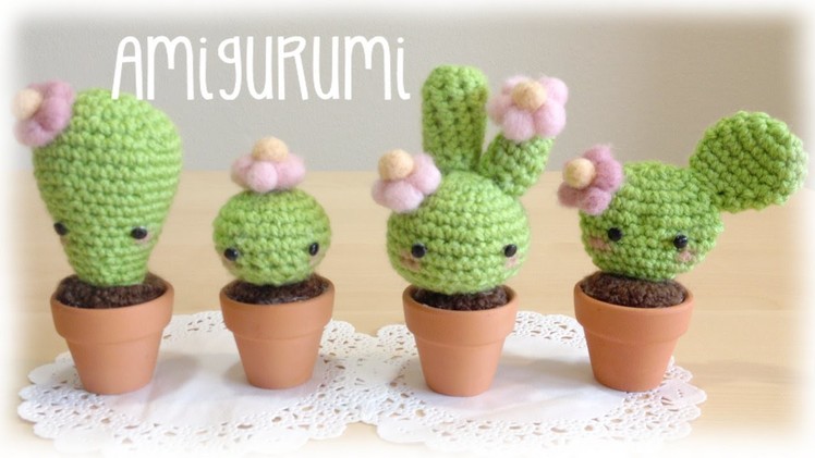 DIY Amigurumi Crochet Kawaii Cactus