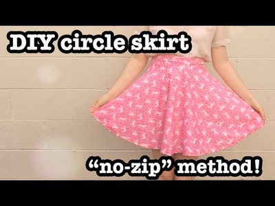 DIY Circle Skirt (no-zip method)