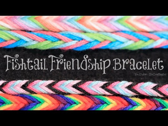 DIY Fishtail Friendship Bracelet - Easy String Bracelets How To