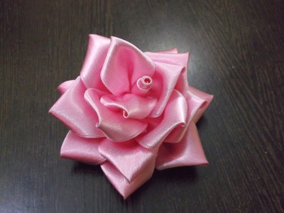 D.I.Y. Full Bloom Satin Ribbon Rose - Tutorial