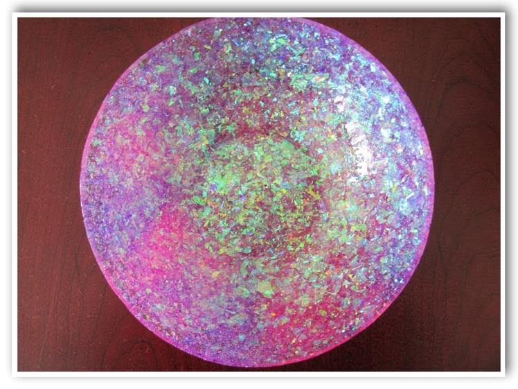 DIY Glam Resin Glitter Bowl How To Craft Klatch
