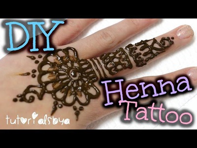 DIY Henna Tattoo Tutorial + Tips & Tricks | TutorialsByA