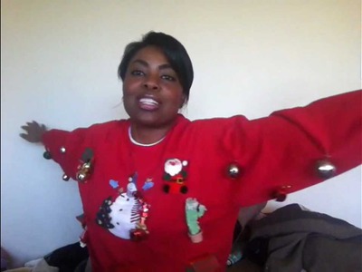 DIY: How to make an Ugly Christmas Sweater in 5 min