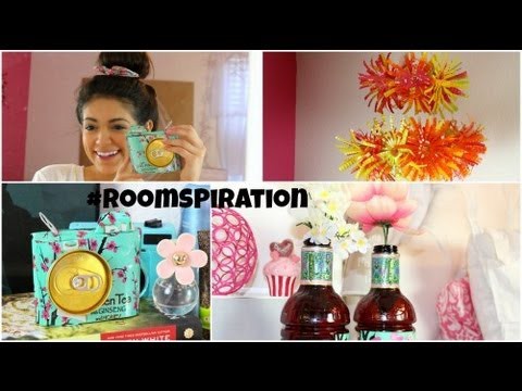 DIY Room Decorations using water bottles & soda cans!
