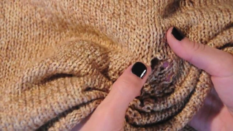 DIY - shredded sweater - DIY FASHION TUTORIAL VIDEO