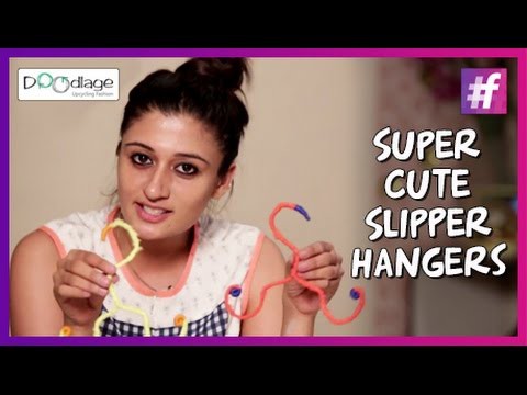 Easy DIY Tutorial | Super Cute Slipper Hangers