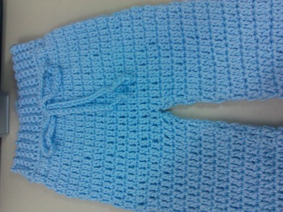Easy to crochet baby. Infant pants