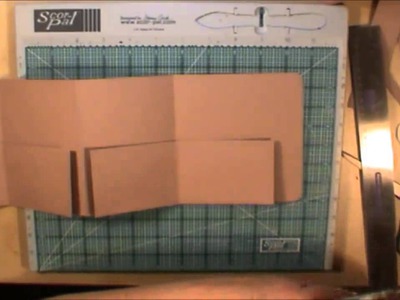 File Folder Mini Scrapbook Album Tutorial Style 2