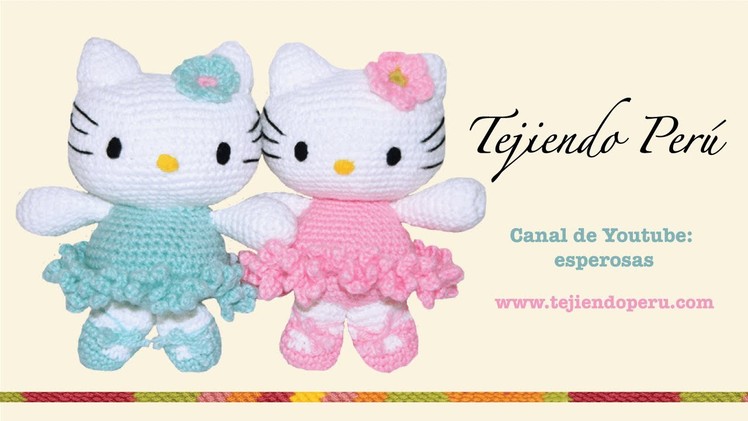 Hello Kitty tejida a crochet (amigurumi)  Parte 1: cabeza
