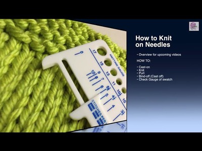 How to Bind Off - Beginner (with closed captions) or cast off