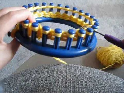 How To: Cast on and knit using a circular loom