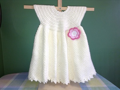 How to Crochet a Baby Dress - Easy