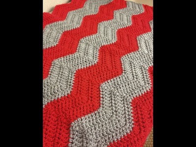 How to Crochet a Chevron Baby Blanket