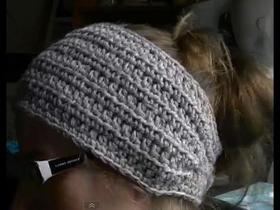 How to Crochet a Earwarmer. Headband - Part 1 of 2 - You can make a Preemie to Adult size