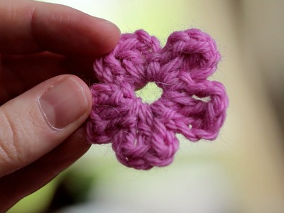 How to crochet a flower