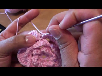 How to Crochet a Flower Step by Step Part 2
