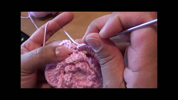 How to Crochet a Flower Step by Step Part 2