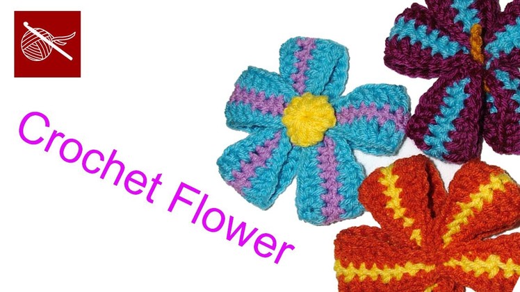 How to Crochet a Ribbon Flower - Crochet Geek Crochet Geek
