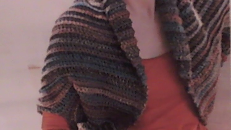 How to crochet a shrug. Easiest Crochet Shrug (tambien en Espanol)