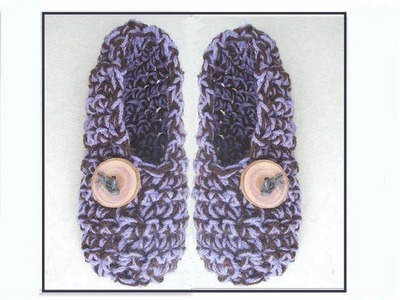 HOW TO CROCHET ADULT SLIPPERS